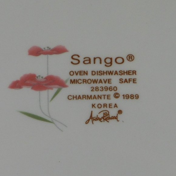 Serving platter. Sango Charmante 1989 by Andre Richard - Picture 6 of 6